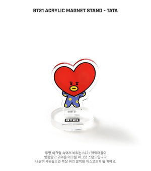 BT21 Acrylic Magnet Stand, Alpha