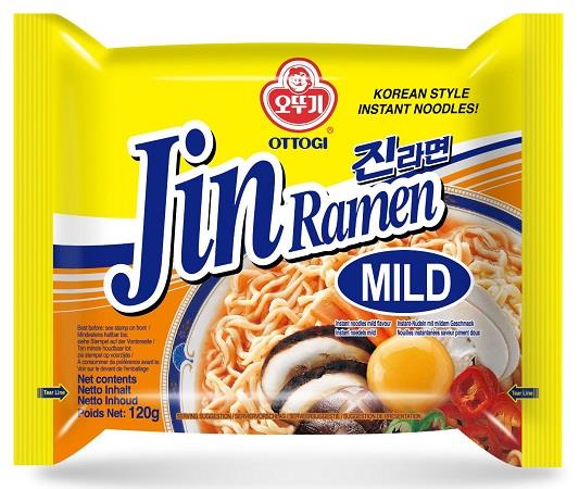 Jin Ramen Mild 120g von Ottogi, Instant Noodles