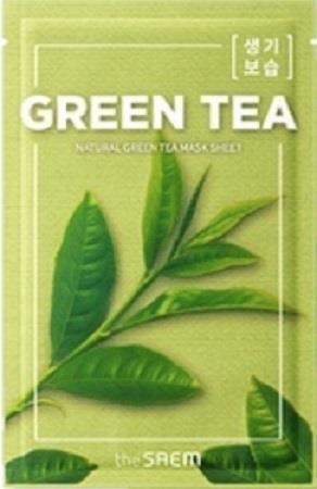 The Saem Natural Green Tea Mask Sheet 21ml
