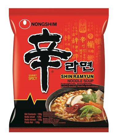 Shin Ramyun Instant Noodles von Nongshim 120g, vegan