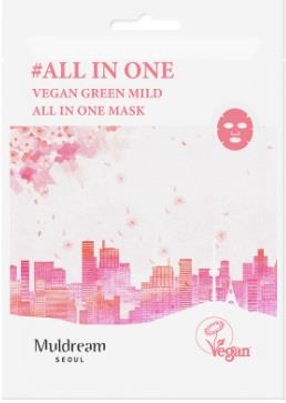 Muldream Vegan Green Mild All In One Mask 25ml