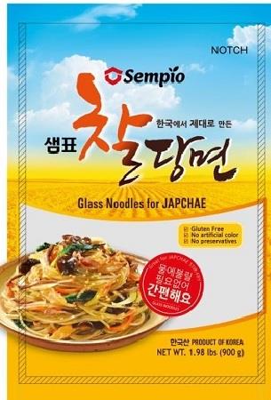 Glutenfreie Glasnudeln für Jiapchae 900g von Sempio