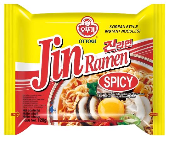 Jin Ramyun scharf 120g von Ottogi