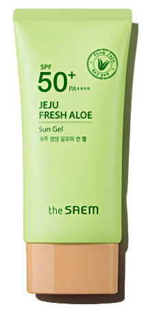 The Saem Jeju Fresh Aloe Sun Gel SPF50+ 50g