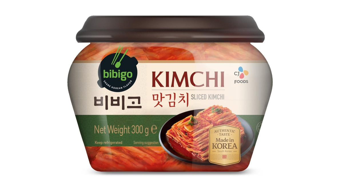 Bibigo Mat Kimchi Geschnitten (Plastic Jar Type) 300g von CJ